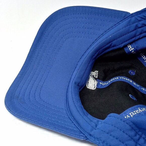 Vineyard Vines Mens Whale Logo Performance Golf Preppy Strapback Hat Cap - Picture 6 of 7